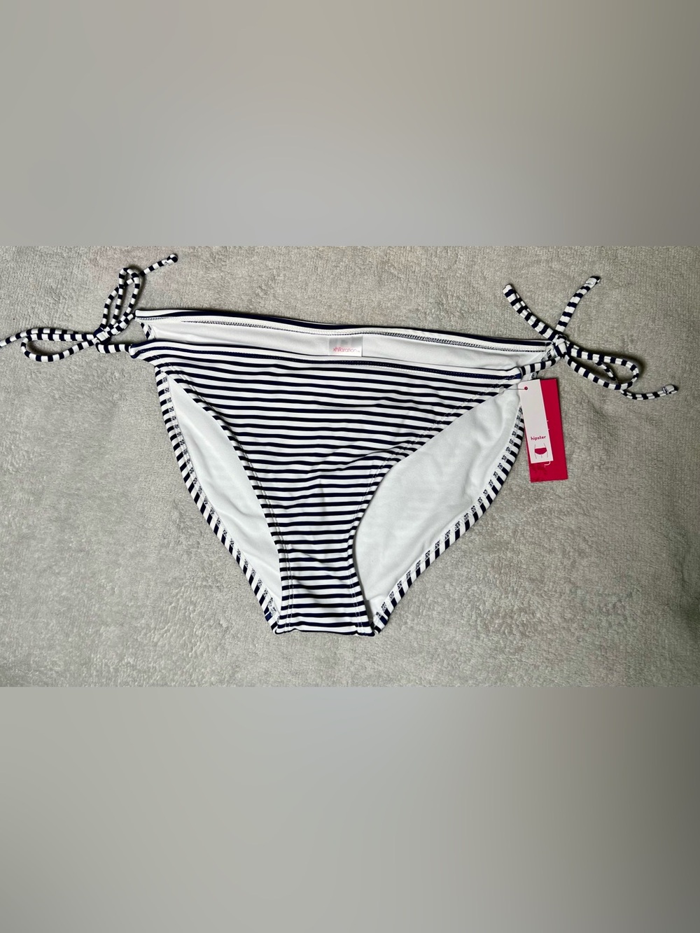 NWT!! Xhilaration Navy and White Striped Women’s Bikini Bottom